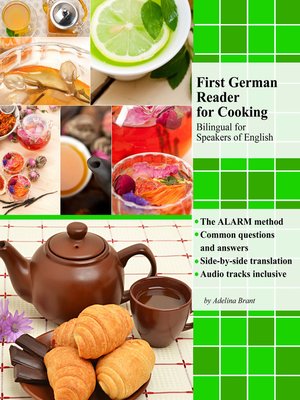 cover image of First German Reader for Cooking